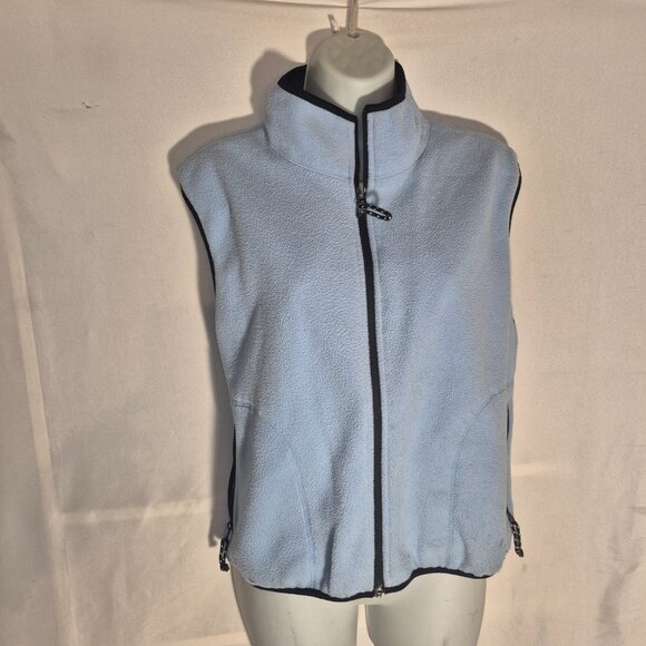 ADIRONDACK TRADING CO. Reversable weatherproof vest Blue, zippered, small - Picture 7 of 16